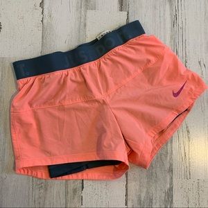 Nike Shorts. Dri-fit with built in spandex.